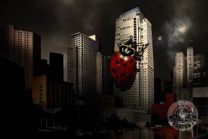 Attack Of The Giant Killer Ladybug Of San Francisco . By Wingsdomain.com Art And Photography