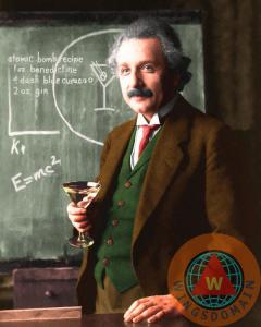 Albert Einstein Discovers The Atomic Bomb By Wingsdomain Art And Photography