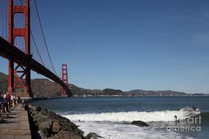 Surfing The Golden Gate . By Wingsdomain.com Art And Photography