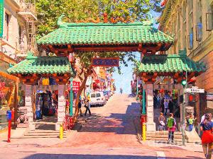 Chinatown Gate In San Francisco . By Wingsdomain.com